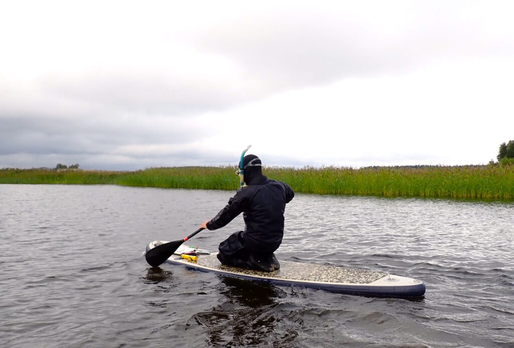 Person on a SUP-board